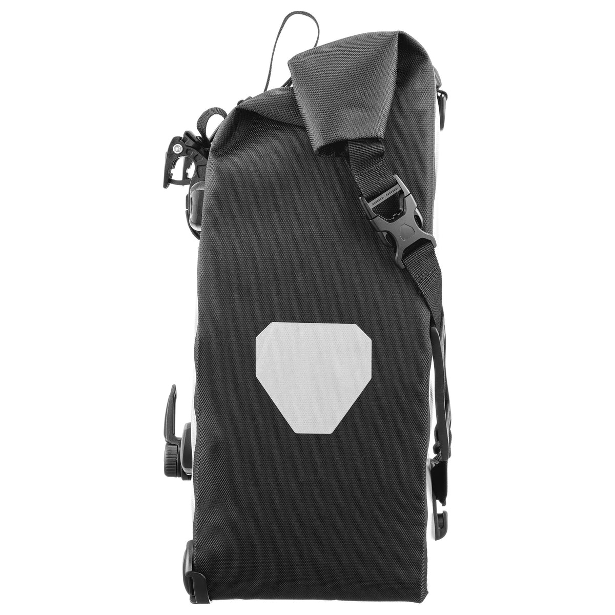 Side view of ORTLIEB Back-Roller Design bag in Route No.1 with reflective element